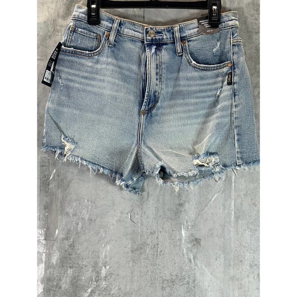 Silver Jeans Pants - Silver Jeans Co. Women's Indigo High-Rise Distressed Highly Desirable Short SZ29